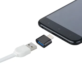 Обновена версия на 10ШТ универсален адаптер USB-C type mini type-c otg адаптер за телефони USB-конектор за iPhone на Apple OTG