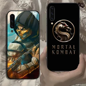 Игри Калъф за Телефон Mortal Kombat Samsung Note 9 10 20 Plus Pro Ultra J5 J6 J7 J8 Мек Черен Калъф За вашия Телефон