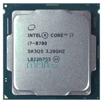 Intel Core i7-8700 i7 8700 3.2 Ghz Шестиядерный процесор с дванадесет нишки, процесор 12M 65W LGA 1151