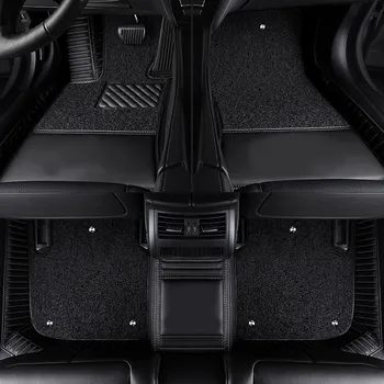 Високо качество! Обичай специални автомобилни стелки за Mitsubishi Outlander 2023 2024 5 места водоустойчив трайни двуслойни килими