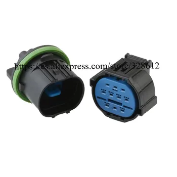 HP481-10021 HP406-10021 авто тел женски мъжки кабел 10-пинов конектор за автомобили водоустойчив изход Включва уплътнение клемм