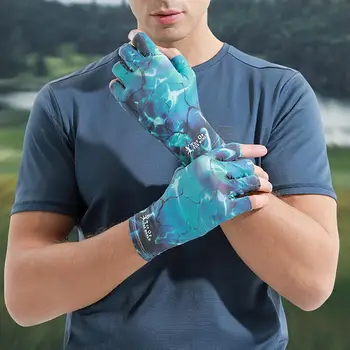 1 Чифт полезни велосипедни ръкавици Меки на допир леки спортни ръкавици Амортизационен спортни ръкавици