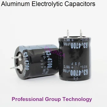2 елемента RQ1 Добро качество 63v4700uf Радиални Алуминиеви Електролитни кондензатори 63v 4700uf Toll 20% от размера на 22x30 mm 20%%
