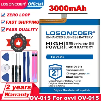 Батерия LOSONCOER 3000 mah OV-015 за мобилен телефон Ovvi OV-015 + безплатни инструменти