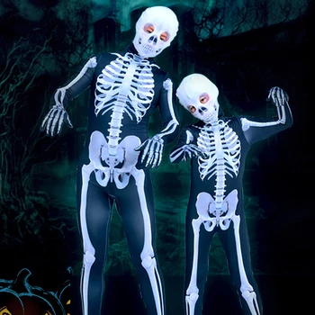 Детски тела с принтом скелет 