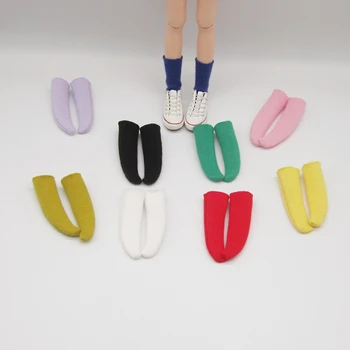 1 чифт чорапи с дрямка Blyth ярки цветове, стоп-моушън облекло за blyth Barbies, аксесоари за кукольной обувки Azone OB24 Pullip