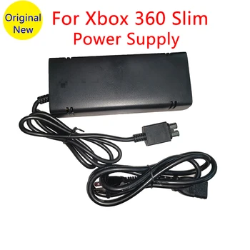 Оригинална новост за Xbox 360 Тънък захранване, штепсельная вилица САЩ, штепсельная вилица ЕС, захранващ адаптер Xbox 360 slim 360 s, разменени адаптер за променлив ток