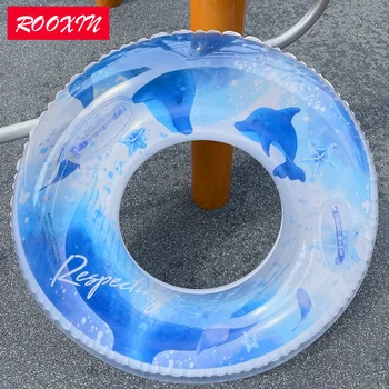 ROOXIN Пръстен за плуване за възрастни, водна игралното пръстен за плуване, тръбна плувки за кръг за плуване за възрастни, надуваеми играчки за лятна плажна партита