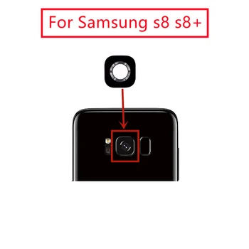 2 бр. за Samsung s8, стъклени лещи за Samsung s8 Plus, задната камера, подмяна на стъкло на обектива, ремонт на резервни части с лепило