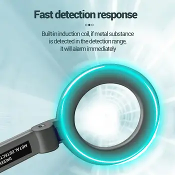 Метал детектор е Удобен високо-чувствителен, широко приложение, енергоспестяващ детектор за сканиране на метал, на търсещия за метрото