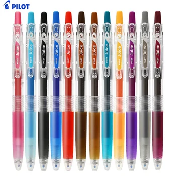 Химикалки Pilot Сок с Разтегателен Гелевыми мастило, 36 цвята Cellection, 0,5 mm Extra Fine Point, Определени от 12/6 Пастелни цветове Металик
