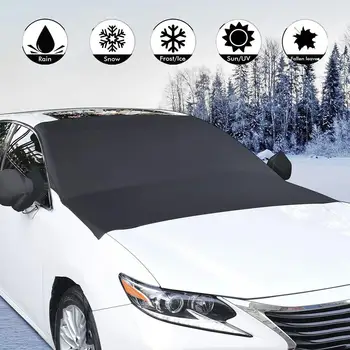 Авто Непромокаеми сенника с защита от uv, Зимна снежна магнитен калъф на предното стъкло, аксесоари за автомобили за Екстериора