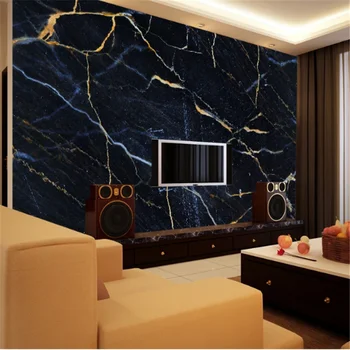 Тапети wellyu по поръчка, 3D Абстрактен blue marble фон за телевизор, диван, хол, спалня, тапети тапети