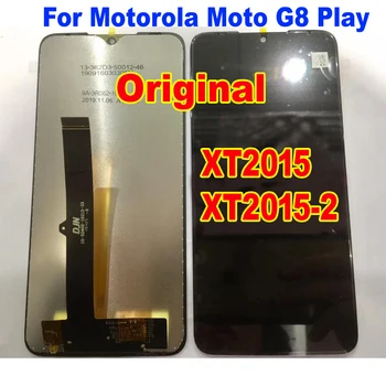 Оригиналната Най-Стъклен Панел с LCD Дисплей С touch Screen Digitizer Assembly Сензор За Motorola Moto G8 Play One Макро Phone Pantalla