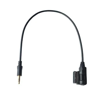Многофункционален музикален интерфейс AMI MDI MMI към 3,5 мм адаптер аудио AUX кабел за синхронизация на данни за AUDI A3 A4 A5 A6 A8 и Q5 Q7