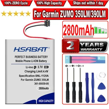 Батерия HSABAT 2800mah 361-00059-00 за GPS-навигатори на Garmin ZUMO 350LM, ZUMO 390LM, ZUMO 340LM