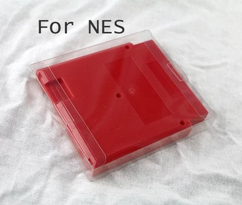 1 бр. пластмасов защитен калъф за домашни любимци, за NES, прозрачен пластмасов защитен калъф за игрални карти за домашни любимци за игрални кутии с NES касети