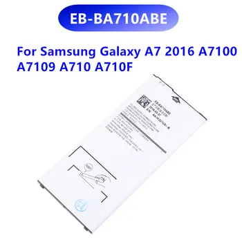 Оригинална Батерия EB-BA710ABE За Samsung Galaxy A7 A7100 A710 A7109 A710F 2016 Г. Съобщение на Мобилния телефон 3300 mah