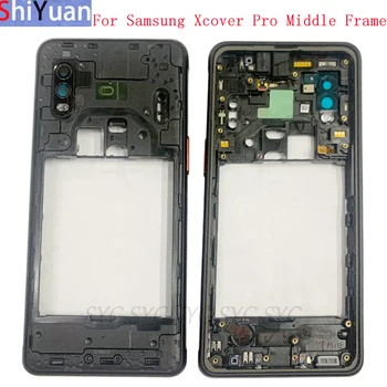 Корпуса на телефона, средната рамка, централна капак на корпуса на Samsung Xcover Pro G715 G715F, Резервни Части за ремонт на средна рамка