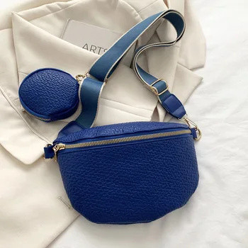 Модерен дамски поясная чанта, обикновена кожени скута чанти, луксозни маркови дамски портмонета на колана си, дамски чанти през рамо, отличителни чанти