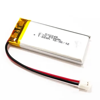 2 елемента 3,7 На 550 mah 502540 литиево-полимерно-йонна батерия за MP3, MP4, GPS, Bluetooth