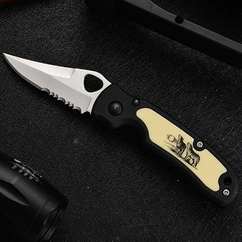 Военен Тактически джобен нож, сгъваем нож VG10, инструмент за самозащита на открито, EDC, нож за оцеляване, ловни ножове за къмпинг, мъжки