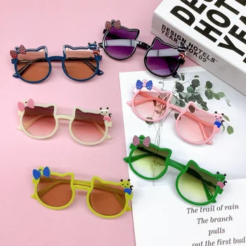 Модни нови детски слънчеви очила с хубав нос, красиви детски слънчеви очила устойчиви на uv, детски очила за момчета и момичета