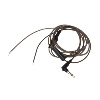 Подвижна 3,5 мм кабел за игрални слушалки за мобилни телефони/MP3/MP4/Игрални слушалки, кабел за Подмяна слушалки