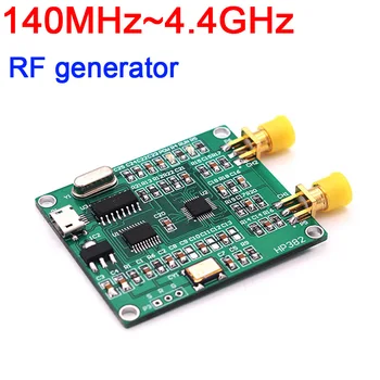 140 Mhz-4,4 Ghz USB генератор на радиочестотния сигнал Функция за почистване на честотата на Калибриране зададено измерване на радиочестотния генератор ЗА усилвател шунка радио