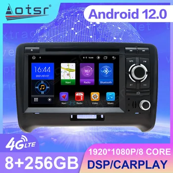 Радиото в автомобила Android 12 Сензорен Екран За Audi TT 2006-2012 С DVD, GPS, Wi-Carplay Централната Мултимедиен Плейър Стерео Главното Устройство