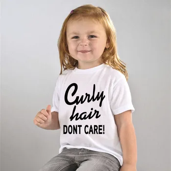 Детска тениска за момчета и момичета, лятна ежедневна детска тениска с къс ръкав и писмото принтом, детски кавайные сладки бели потници, тениски, дрехи
