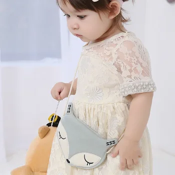 2020, мини чанта-месинджър с чудесни животни за малки момичета, плюшени мультяшные портмонета за момчета, детски, дамски чанти, детски мини-чанти за рамо