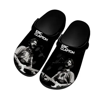 Ерик Клептън, рок-музикант, китара, домашни сабо, водоустойчив обувки по поръчка, мъжки дамски обувки за юноши, дишащи плажни чехли с дупки