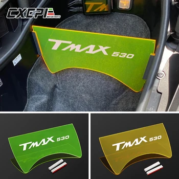 ЗА YAMAHA TMAX 530 TMAX530 SX/DX 2017 2018 2019 2020 Преграда на багажника от плексиглас самозалепваща бяла дъска