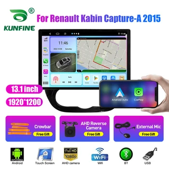13,1-инчов Автомобилен Радиоприемник за Renault Kabin Capture-A 2015 Кола DVD GPS Навигация Стерео Carplay 2 Din Централна Мултимедиен Android Auto