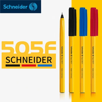 1 бр., немска неутрална химикалка Schneider 505F, химикалка писалка 0,5 мм, голям капацитет за студентски изпити, водоустойчив, гладък и преносима