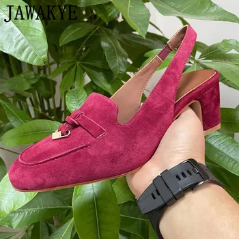 Нови дамски сандали с квадратни пръсти, мрежест дизайн, вечерни обувки за подиум с появата на шнур, дамски обувки от естествена кожа с въздушна мрежа на висок ток