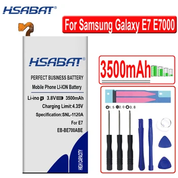 Батерия HSABAT EB-BE700ABE 3500 mah за Samsung Galaxy E7 E7000 E700F, батерии