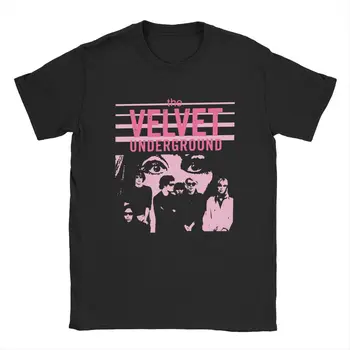 Тениска на The Velvet Underground, мъжки памучни забавни тениски, тениски с кръгло деколте, дрехи с къс ръкав, идея за подарък