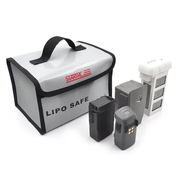 Чанта за съхранение на Li-po батерия, Огнеупорна взрывозащищенная термостойкая чанта за съхранение на DJI Mavic Mini DJI Mavic 2Pro/Zoom