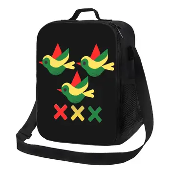Случайна чанта за обяд Marley Аякс Боб с 3 малки птичками, термоохладитель, чанта за обяд за деца в училищна възраст
