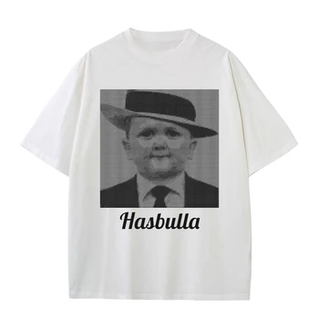 Директна доставка, тениска Hasbulla книги, изкуство Meme, Памучни Блузи Оверсайз с Къс Ръкав, Мини-тениска Khabib Blogger за Мъже И Жени