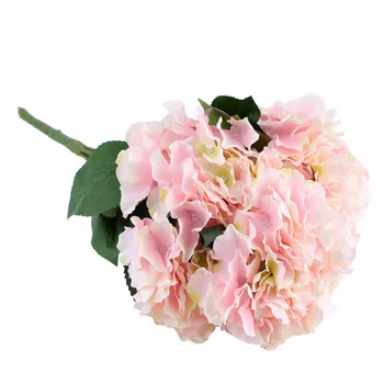 Разпродажба ICOCO На най-ниски цени, букет изкуствени цветя хортензия с 5 глави, домашен сватбен декор за парти в градината