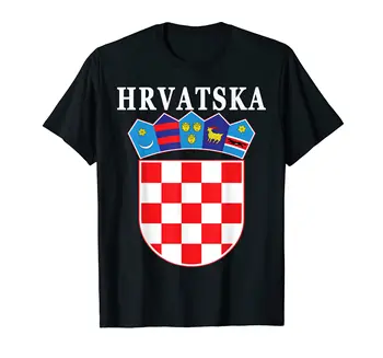 Тениска от 100% памук Croatia National Pride Hrvatska За МЪЖЕ И ЖЕНИ, УНИСЕКС Тениски, Размер S-6XL