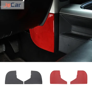 JeCar Мека Подплата на страничния панел на централната конзола от карбон, декоративни Стикери за Dodge RAM 2010-2015, автомобилни вътрешна аксесоари