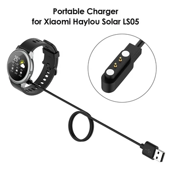 USB Магнитна зарядно устройство, Безопасна и Бърза преносим захранващ Адаптер, кабел, Зарядно устройство за смарт часа Haylou Solar LS05, аксесоари за умен часа