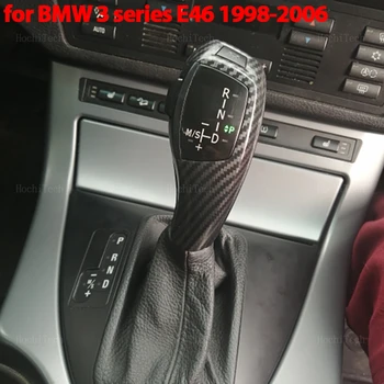 Led Дръжка Дръжка на скоростния Корона на скоростния За BMW серия 3 E46 316i 318i 320i 323i 325i 328i 330i M3 318d 320d 330d 1998-2006