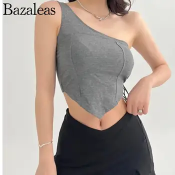 2023 bazaleas store трафика на Нерегулярная риза, корсет, тениски, съкратен най-секси потници, жилетки, на бретелях, официалната дамски дрехи