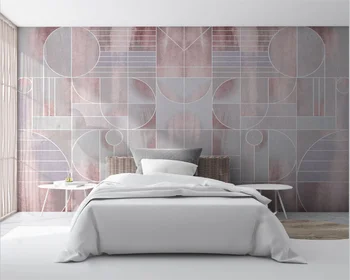 beibehang papel de parede нова спалня по поръчка, модерен минимализъм, абстрактни геометрични линии, леки луксозни тапети за телевизор