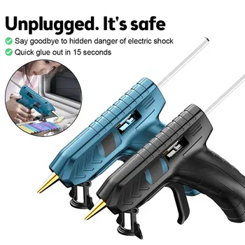 Безжична термоплавкий лепилен пистолет, термоинструмент, електрическа термоплавкая машина, USB-акумулаторна дръжка за ремонт на направи си САМ, комплекти инструменти